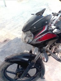 Black With Red Steeker Bajaj Discover 100 DTS-Si