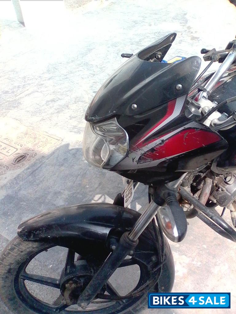 Black With Red Steeker Bajaj Discover 100 DTS-Si