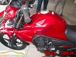 Red Honda CB Twister