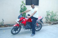 Red Honda CB Twister