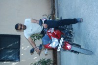 Red Honda CB Twister