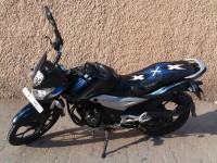 Black And Blue Bajaj Discover 125 ST