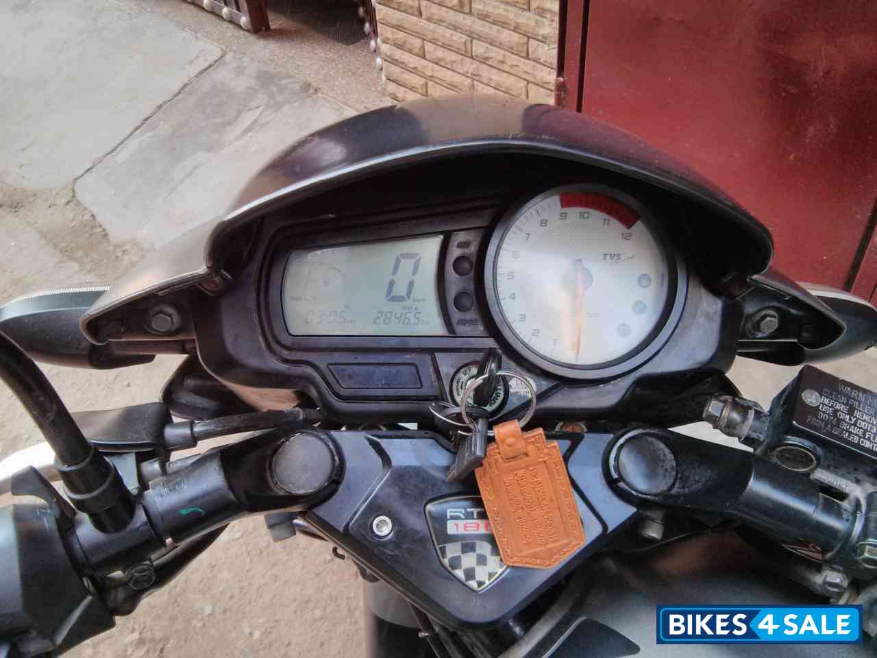 Grey TVS Apache RTR 180