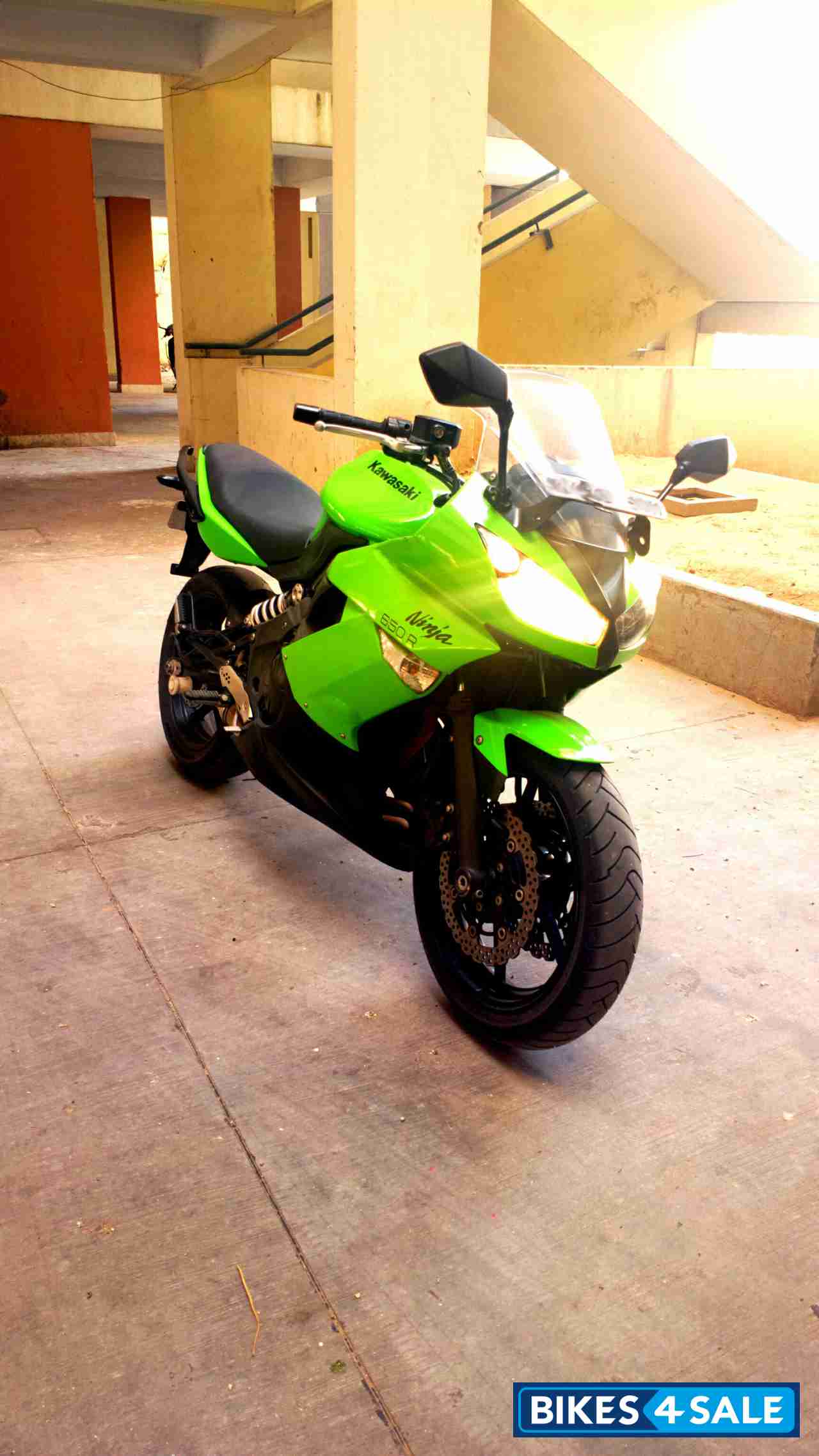 Green Kawasaki Ninja 650R
