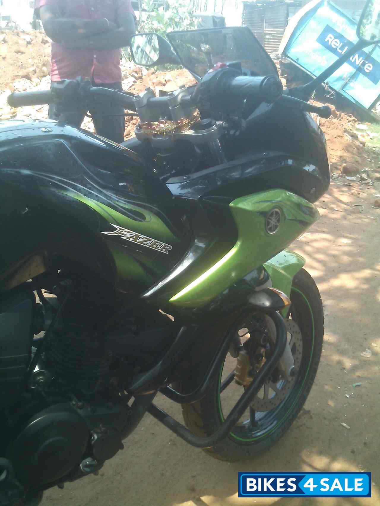 Blacky Green Yamaha Fazer