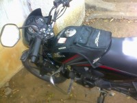 Black Honda CB Shine