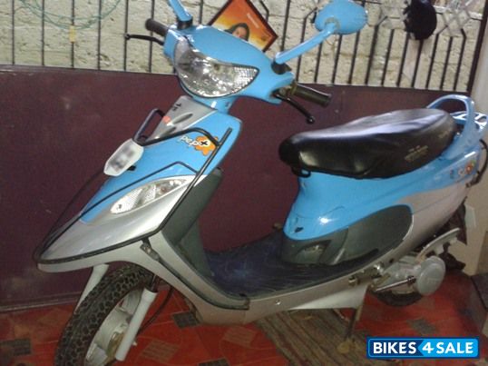 Blue TVS Scooty Pep Plus