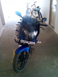 Blue Bajaj Pulsar 220 DTSi