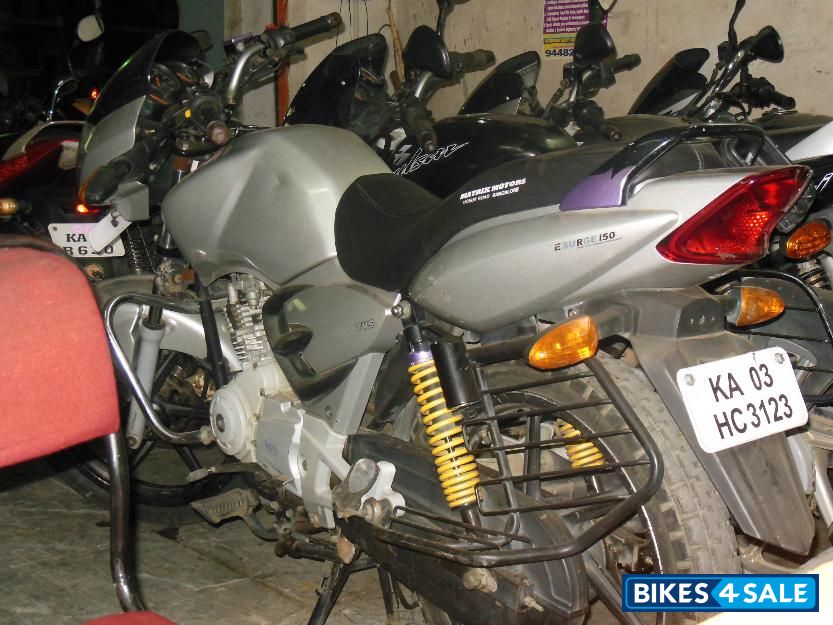 Silver TVS Apache 150