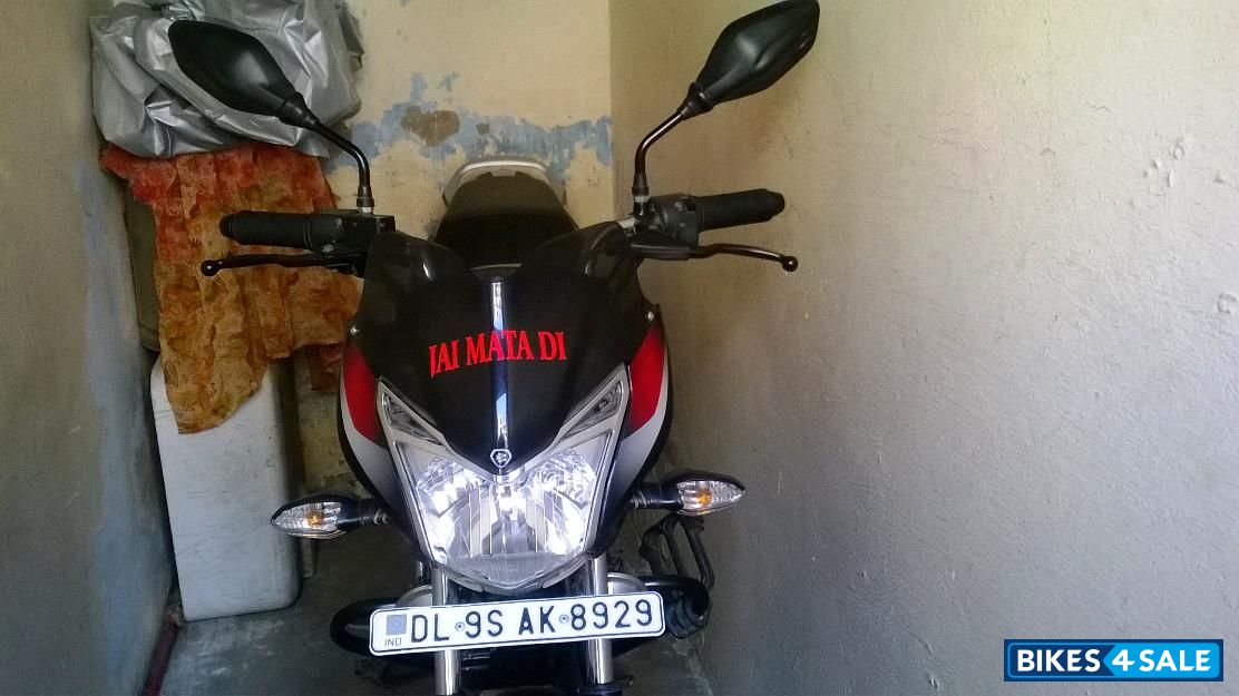 Black Red Bajaj Discover 125 ST