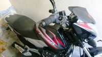 Black Red Bajaj Discover 125 ST