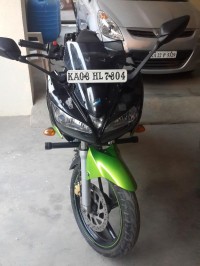 Green Black Yamaha Fazer