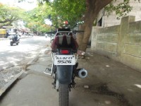 Red Bajaj Pulsar 150 DTSi