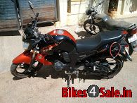 Orange Yamaha FZ-S
