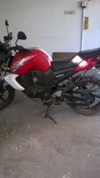 Red Yamaha FZ-S