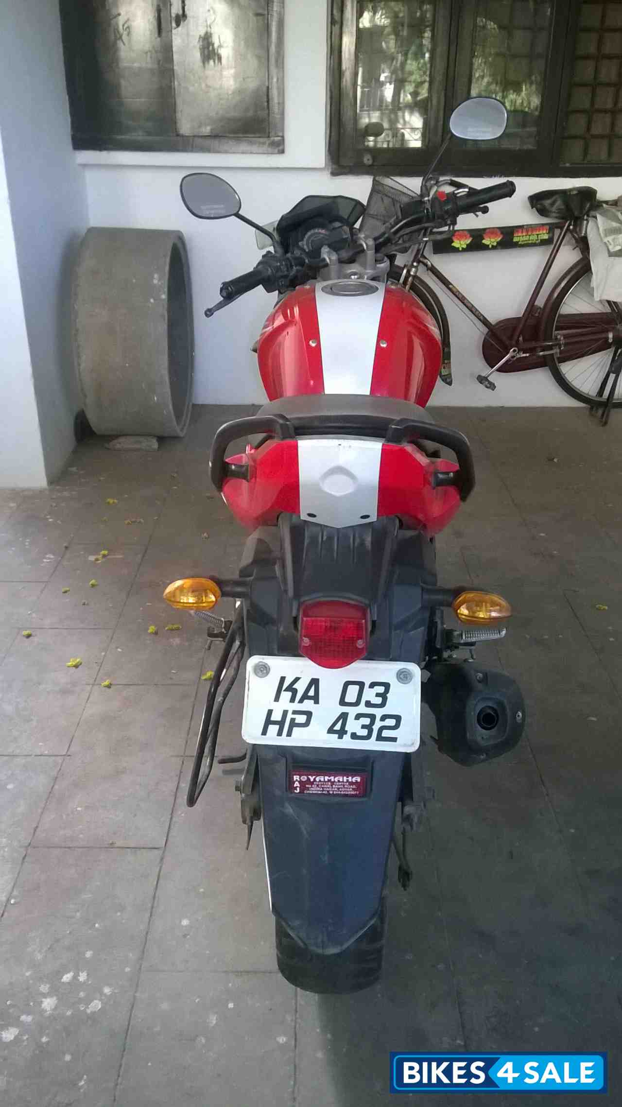 Red Yamaha FZ-S