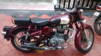 Maroon Royal Enfield Classic 500