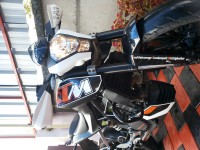 White And Black KTM Duke 200