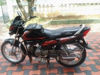 Black With Red Stickers Hero Splendor NXG