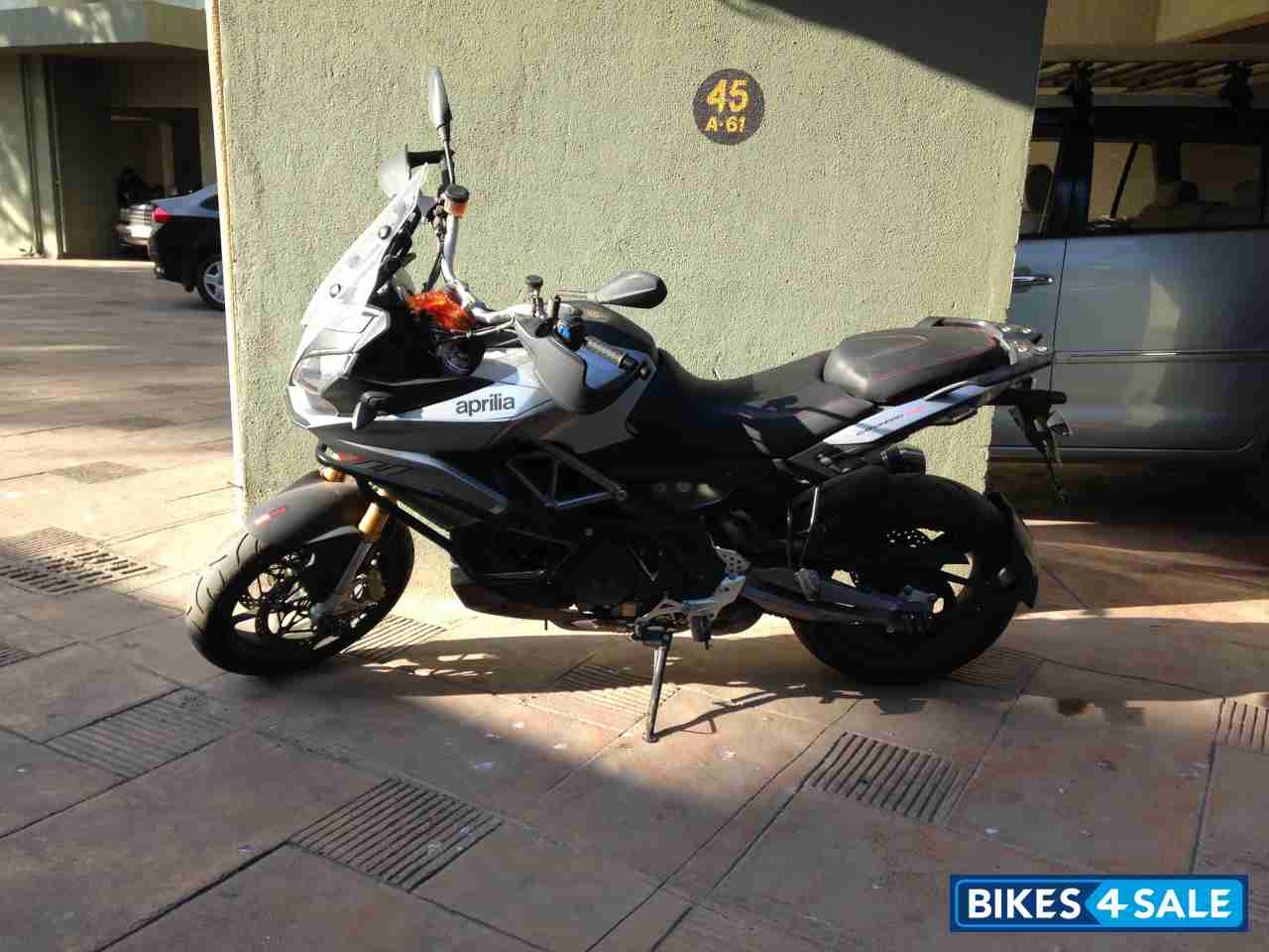 Grey Aprilia Caponord 1200 ABS