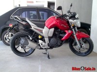 Black And Red Yamaha FZ16