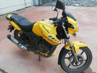 Yellow TVS Apache RTR 180