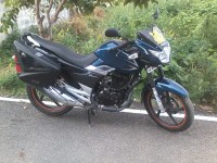 Blue Suzuki GS 150R