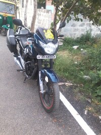 Blue Suzuki GS 150R