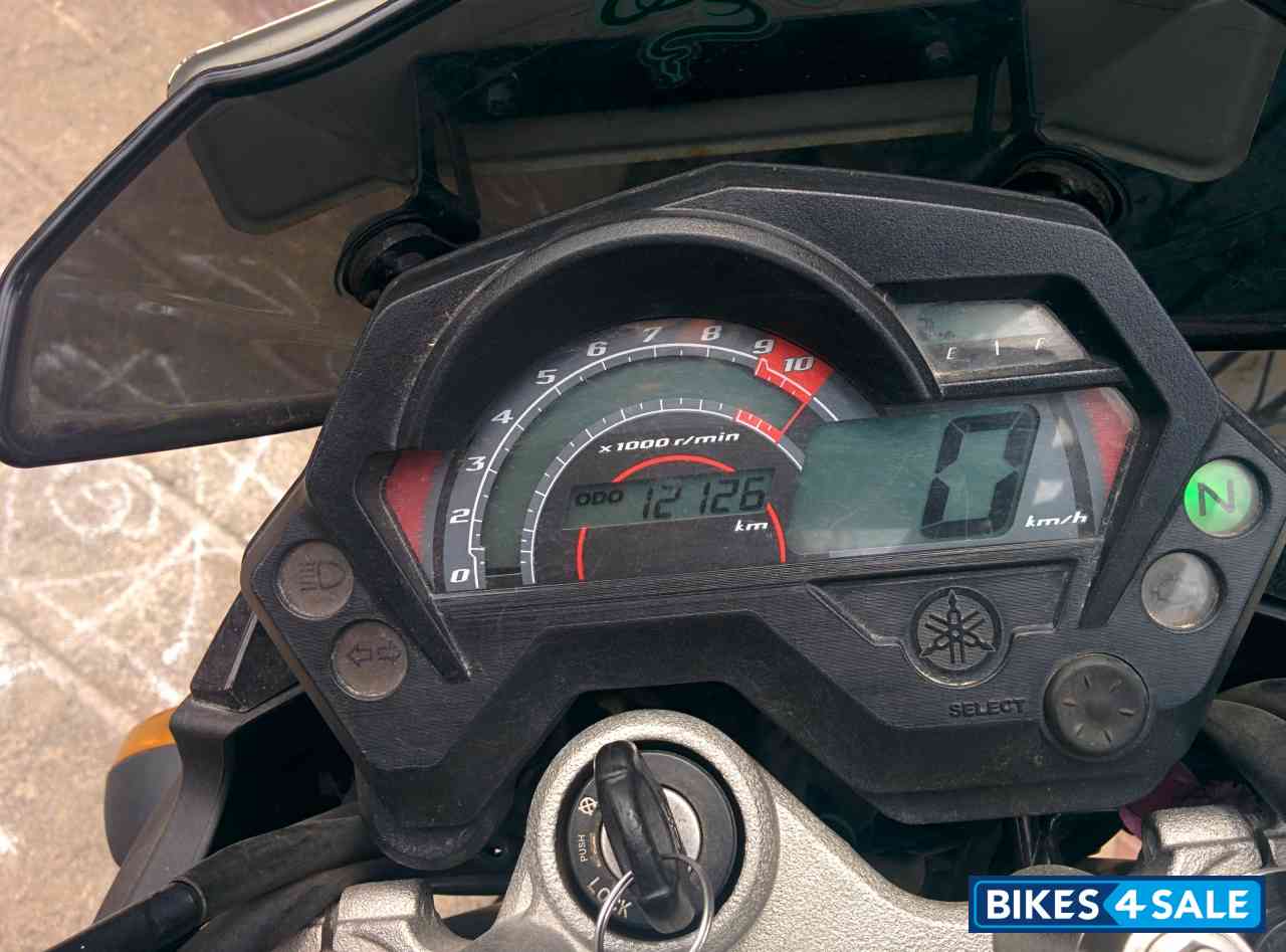 Black And Green Yamaha FZ-S