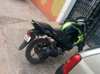 Black And Green Yamaha FZ-S
