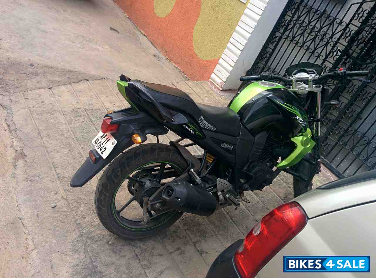 Black And Green Yamaha FZ-S
