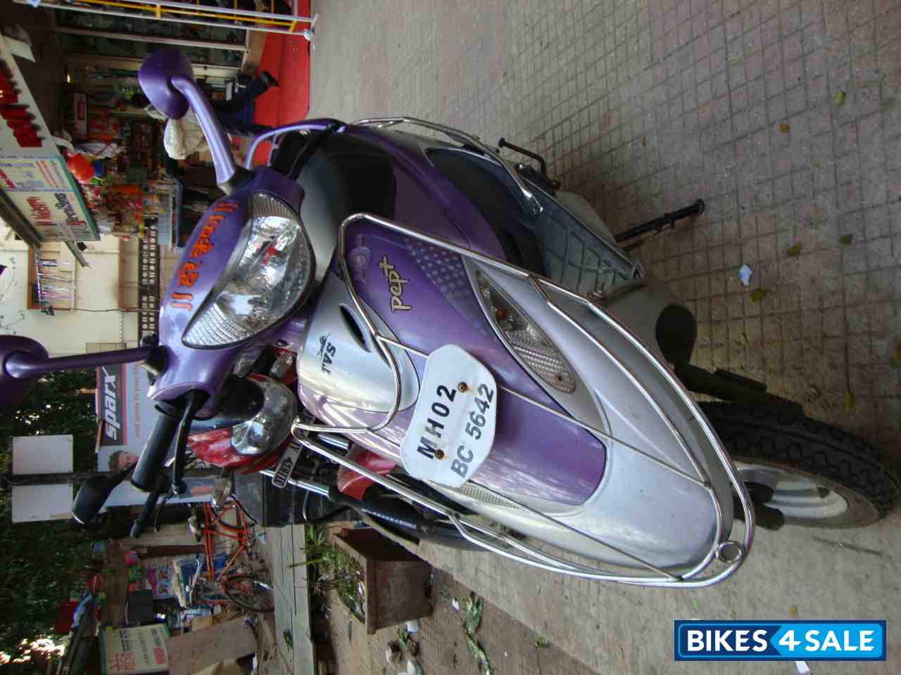 Purple TVS Scooty Pep Purple TVS Scooty Pep