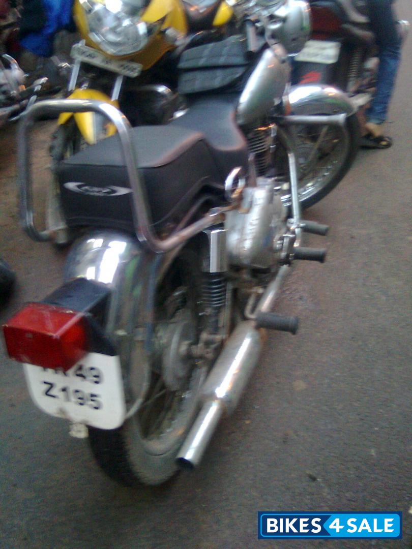 Silver Royal Enfield Bullet Standard 350