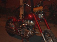 Cherry Red Modified Bike