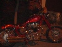 Cherry Red Modified Bike