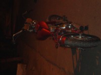 Cherry Red Modified Bike