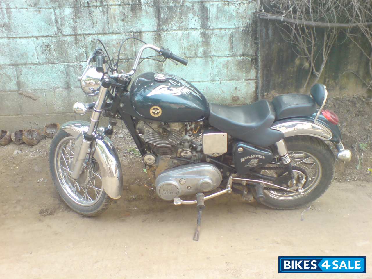 Green Royal Enfield Lightning 535