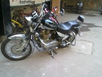 Black Royal Enfield Thunderbird