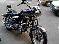 Black Royal Enfield Thunderbird