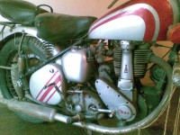 Navy Blue Vintage Scooter  Matchless