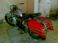 Navy Blue Vintage Scooter  Matchless