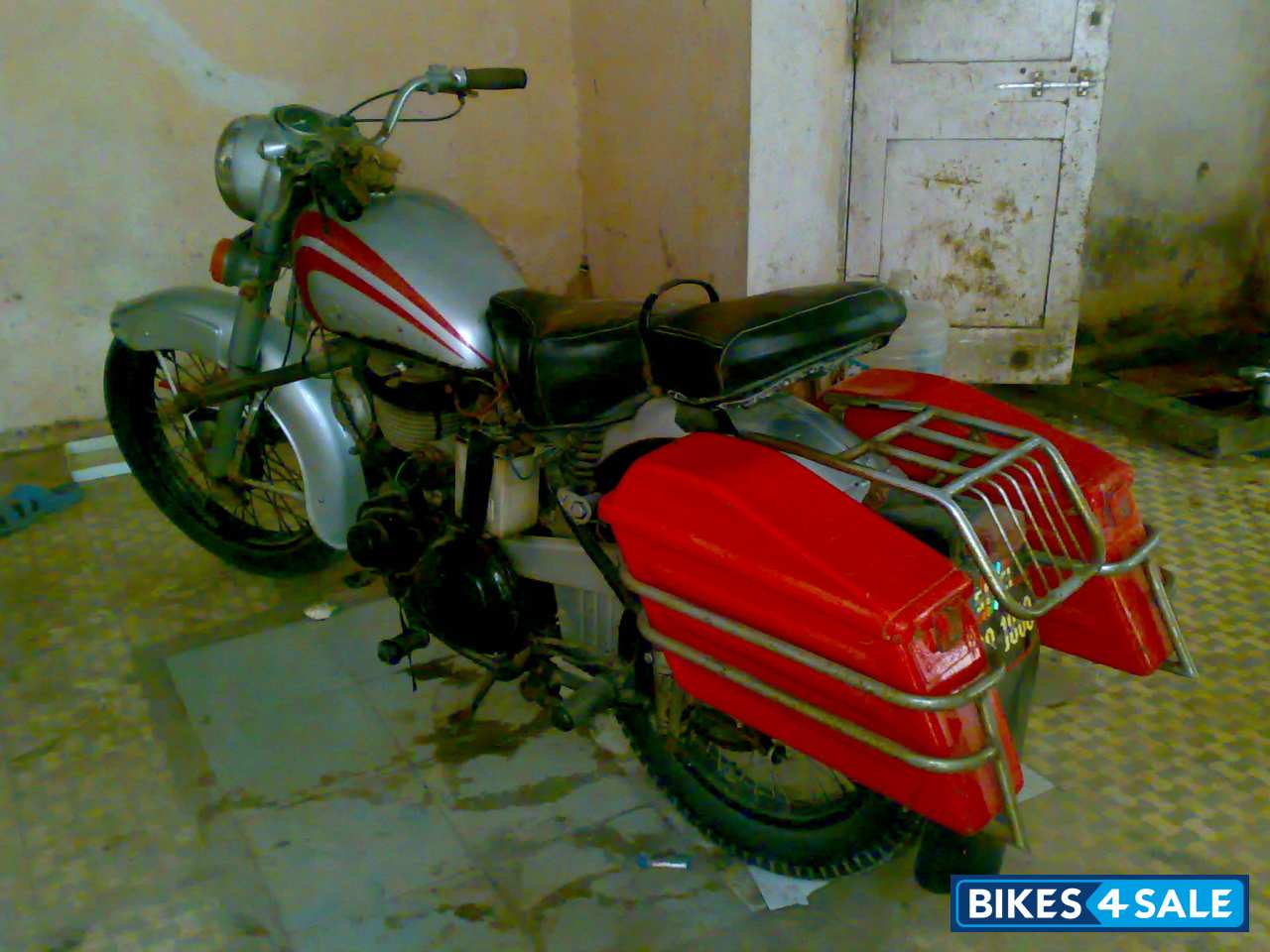 Navy Blue Vintage Scooter  Matchless