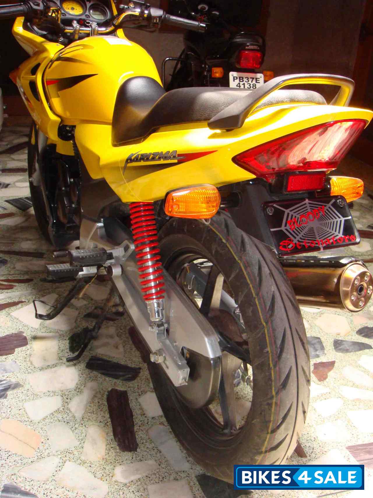 Used 09 Model Hero Karizma R For Sale In Jalandhar Id 194 Yellow Colour Bikes4sale
