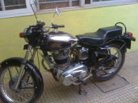 Black Royal Enfield Bullet Machismo A350