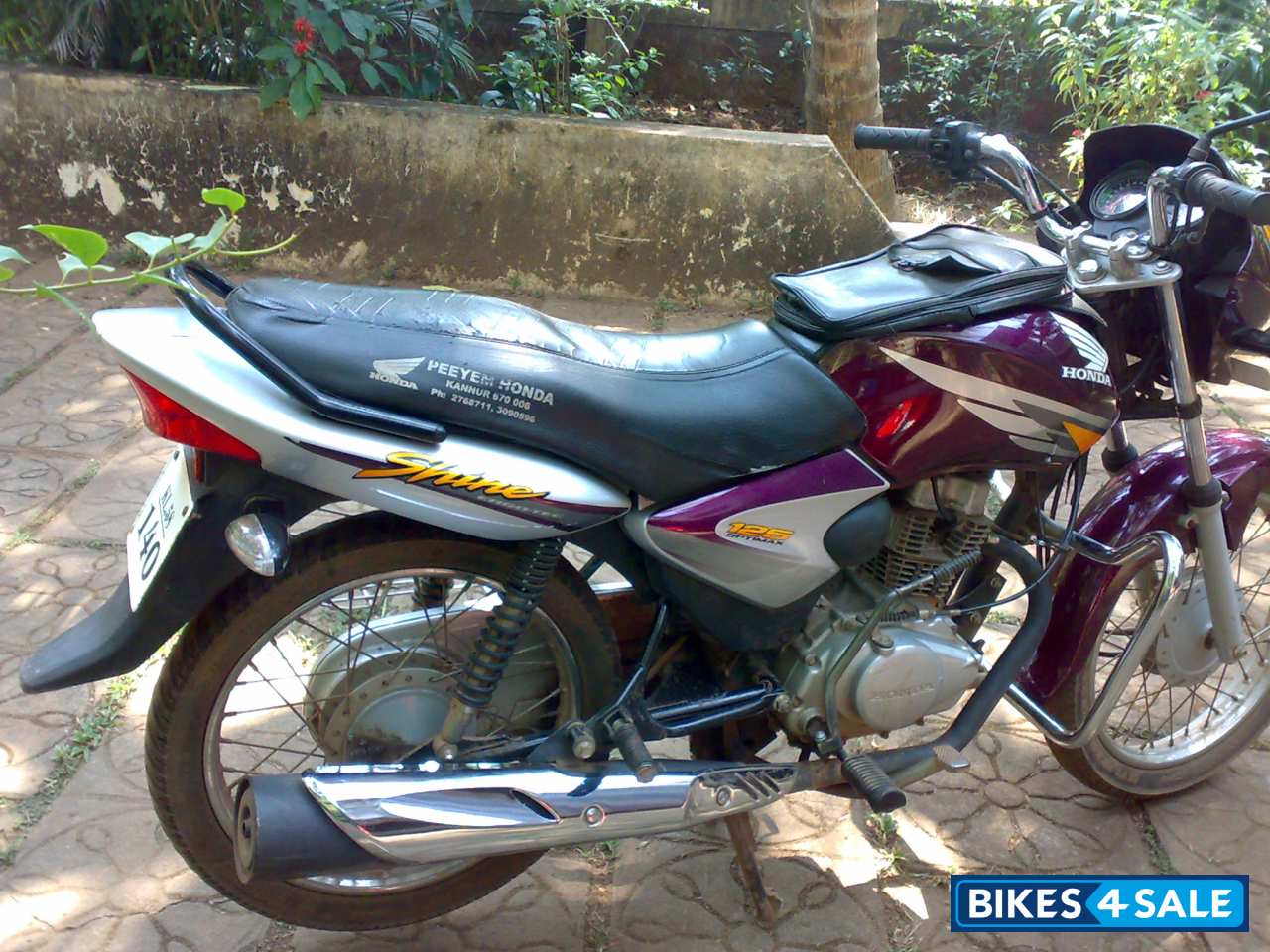 Used 2006 model Honda Shine for sale in Kannur. ID 20721. Purple colour