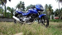 Long Beach Blue Bajaj Pulsar 200 DTSi