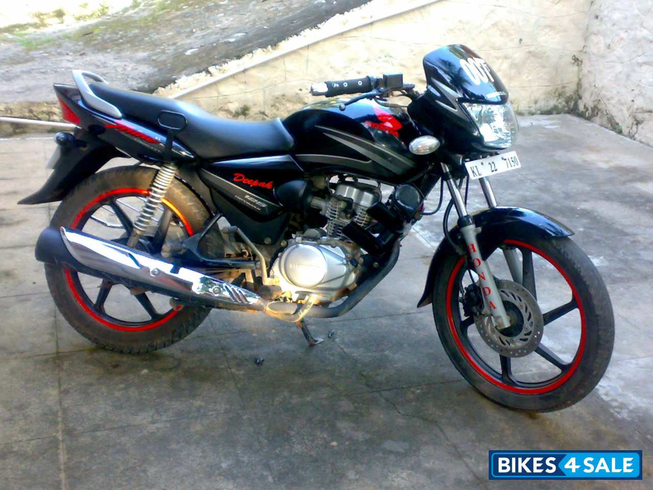 Used 2007 model Honda Shine for sale in Trivandrum. ID 21028. Black