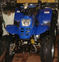 Blue Modified Bike