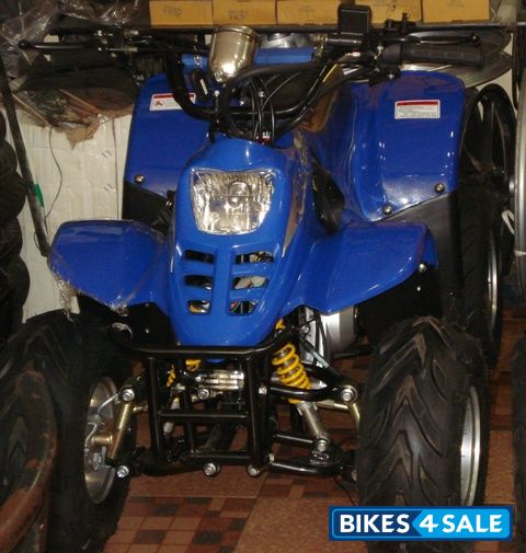Blue Modified Bike