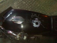 Black Yamaha RX 135